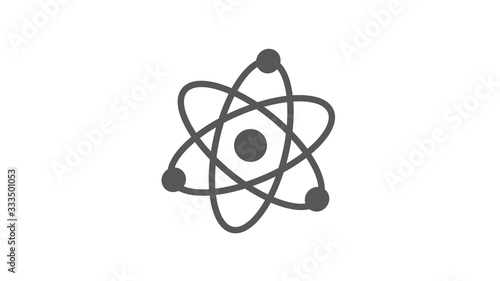 Amazing atom icon on white background,Atom icon,New atom icon