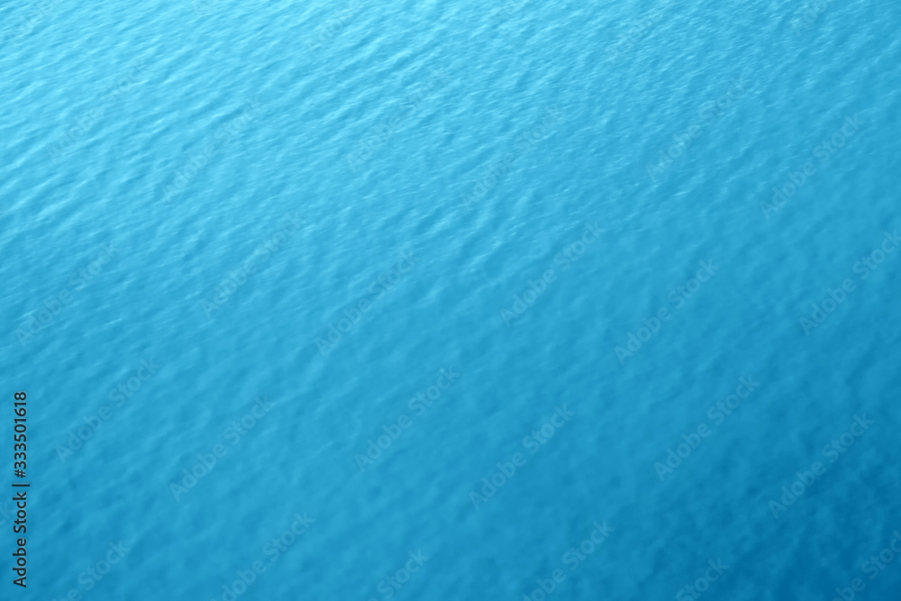blue water background texture of sea surface top down view Natural color of ocean aqua with waves Backdrop for design - obrazy, fototapety, plakaty 