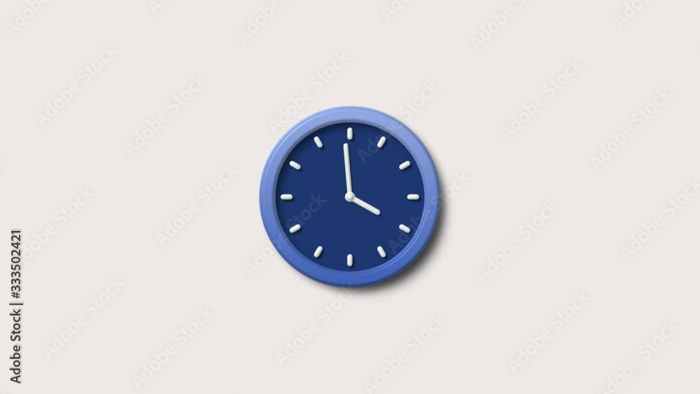 Amazing wall clock,counting down wall clock,clock isolated on white background Amazing wall clock,counting down wall clock,clock isolated on white background