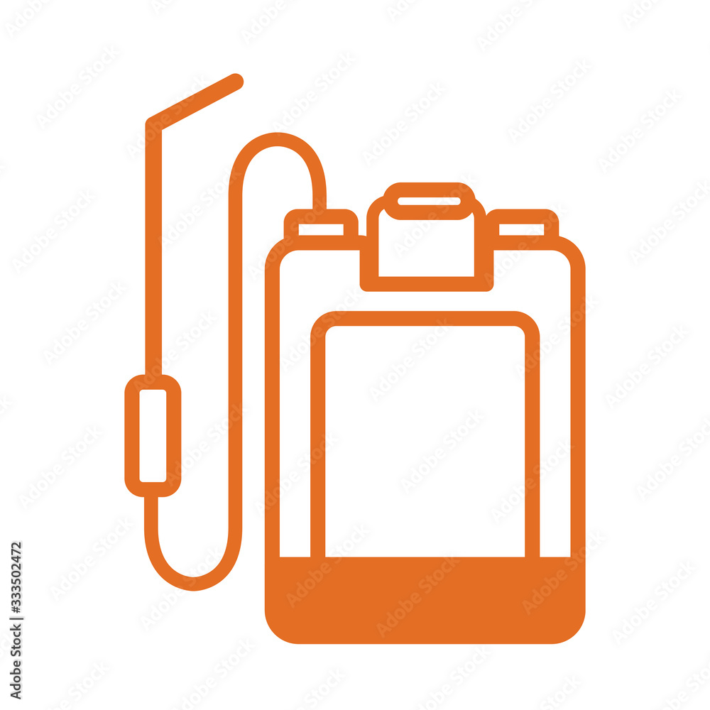 sprayer back line style icon sprayer back line style icon