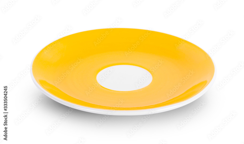 empty plate isolated on white background empty plate isolated on white background