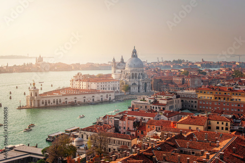 Venice,Italy. Aerial  view from San Marco Campanile. © ver0nicka