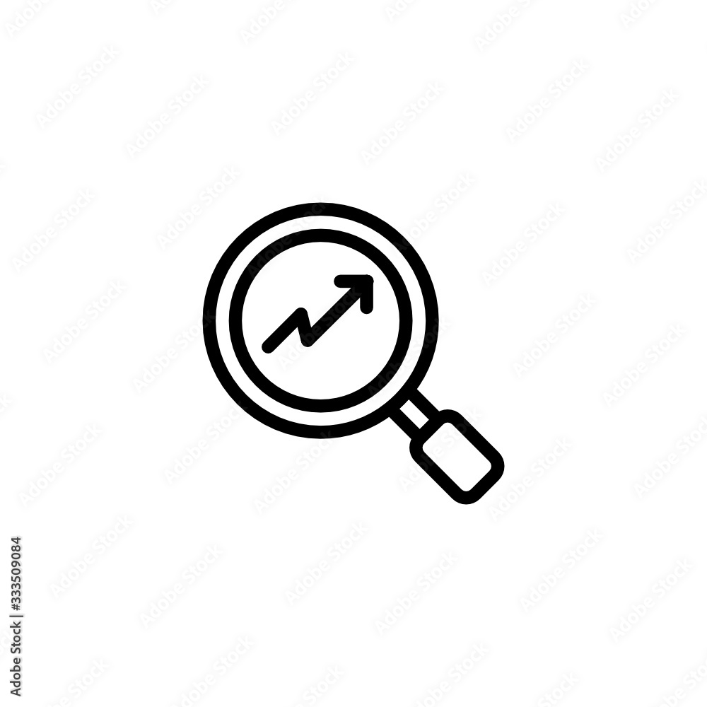 Search Sales Analytic Icon, Logo, Vector Search Sales Analytic Icon, Logo, Vector