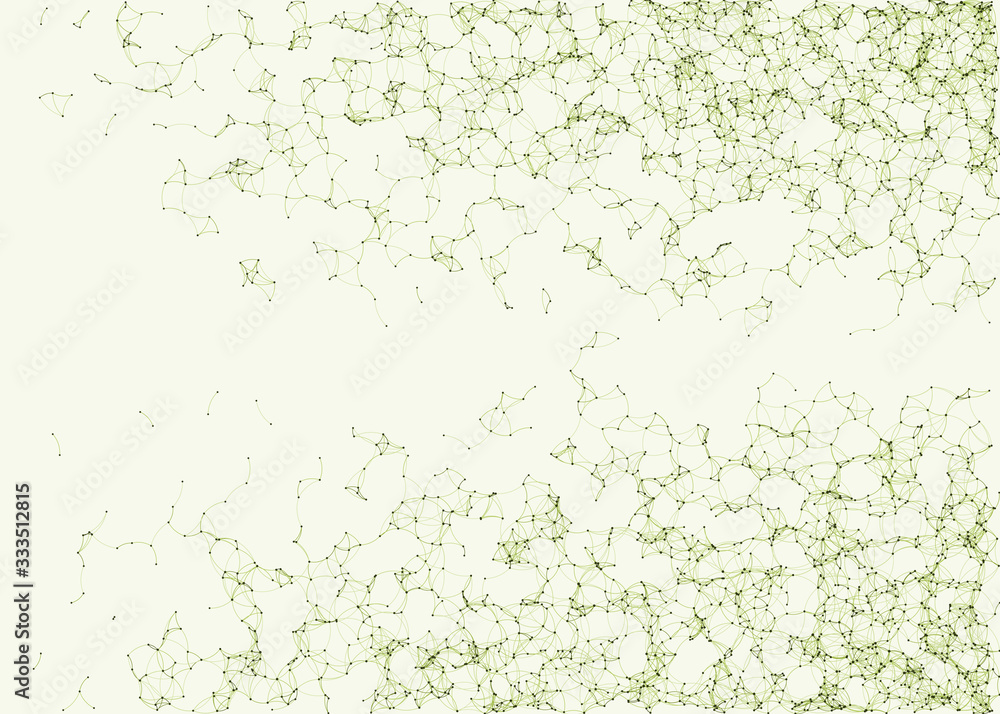 Obraz premium Network Mesh Procedural Art background illustration