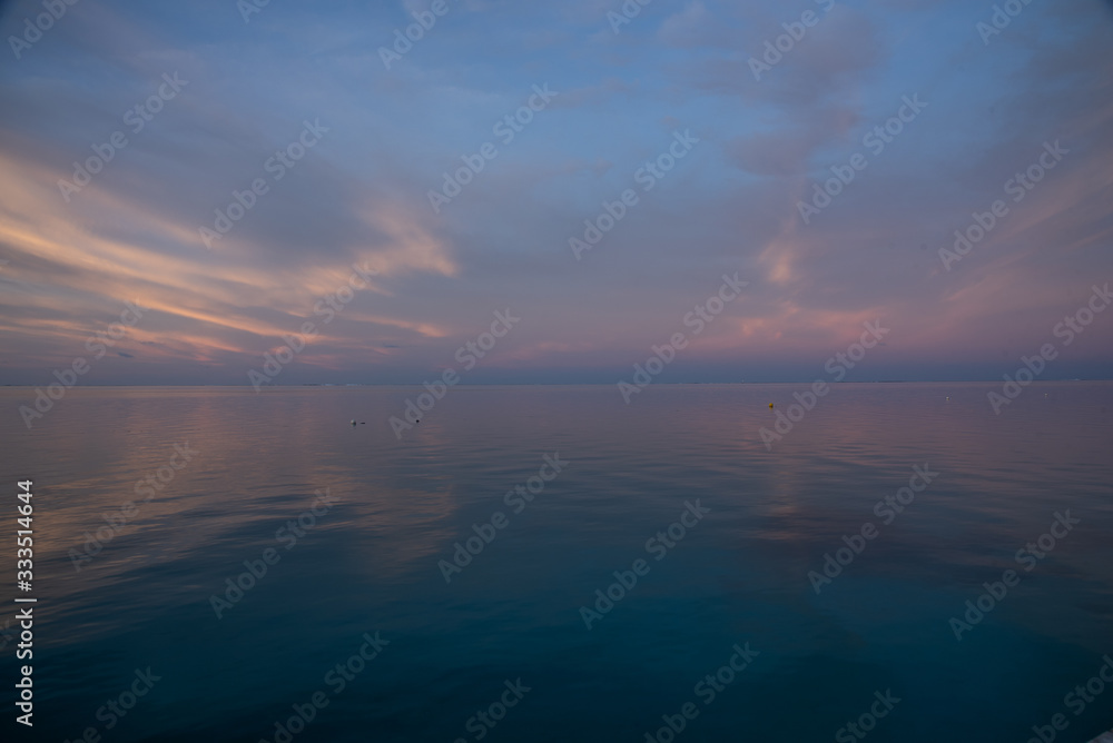 Obraz premium sky, ocean, sky overlay, sunrise