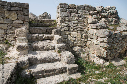  the ruins of the ancient city of Panticapaeum photo