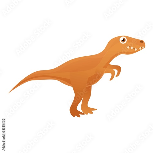 Tyrannosaurus icon. Cartoon of tyrannosaurus vector icon for web design isolated on white background
