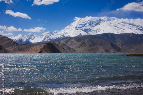Kala Kule Lake in Altay Prefecture, Xinjiang, China.