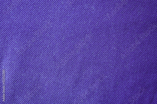 Blue fabric texture background, empty vivid violet cloth pattern. Blank casual cotton clothes material wallpaper, soft seamless fabric background with empty copy space