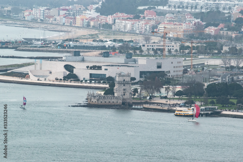 View of Tower of Belem, Lisbon, Portugal View of Tower of Belem, Lisbon, Portugal