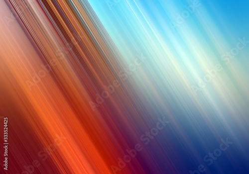 Falling beams of light, diagonal stripes background