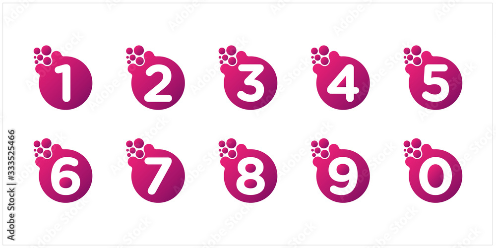 molecule sets number, Logo design , Lab Logo Design Element , Design Vector with Dots. - VECTOR molecule sets number, Logo design , Lab Logo Design Element , Design Vector with Dots. - VECTOR