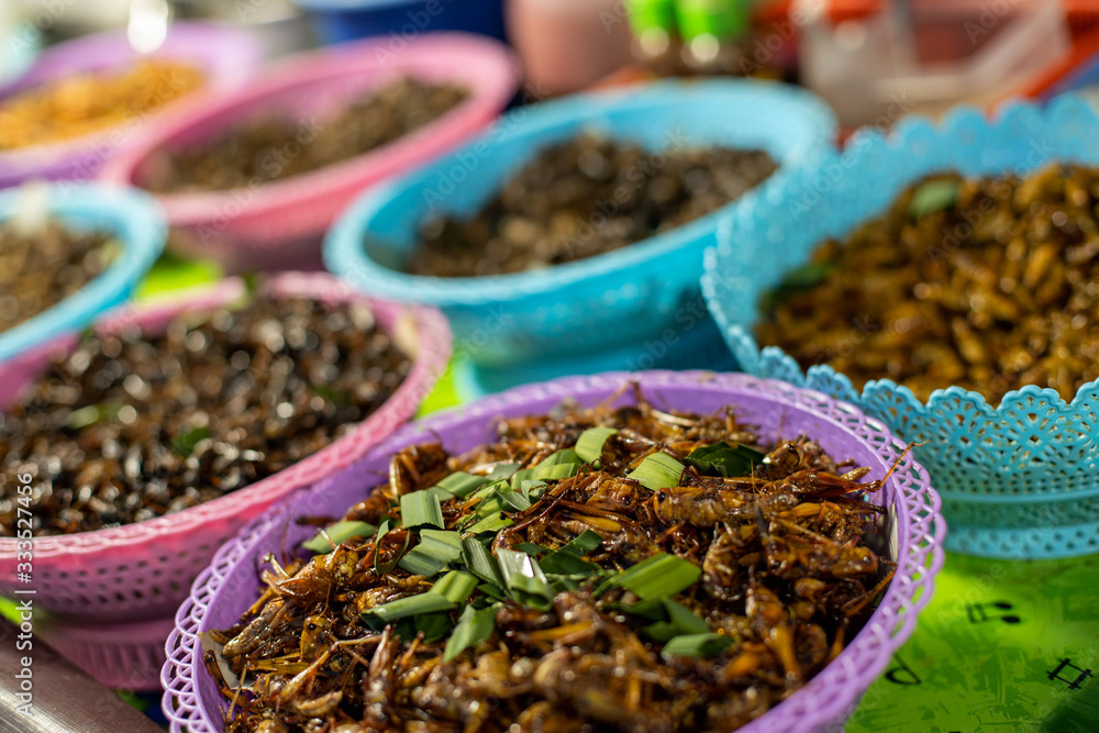 Street food in Koh Larn island in Thailand