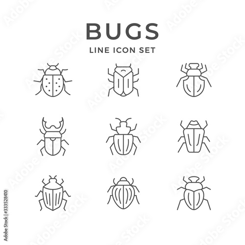 Set line icons of bugs