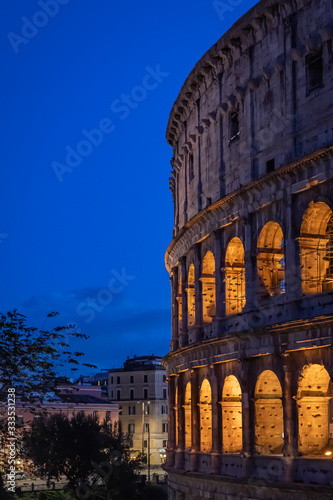 The Colosseum in Rome Italy