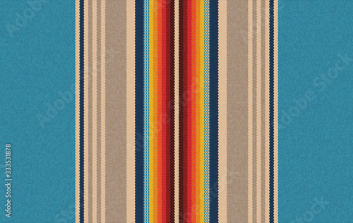 detail seamless color background. mexican rug pattern. serape stripes vector