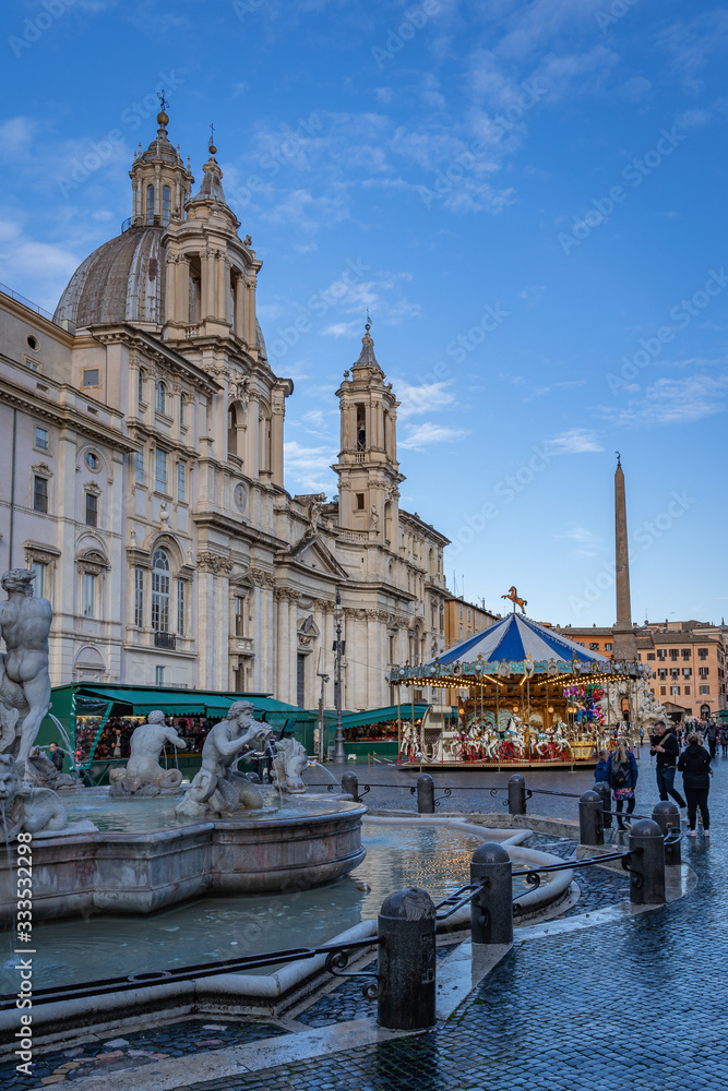 The beautiful city of Rome, Italy