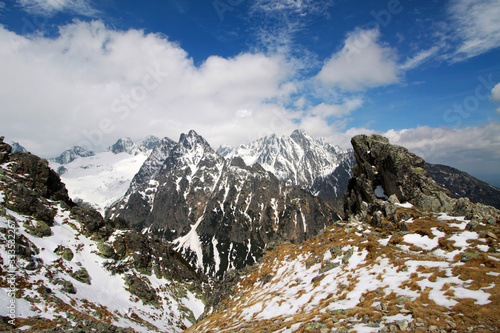 Obraz na płótnie Lomnicky stit (Lomnica), Tatra Mountains, Slovakia w salonie