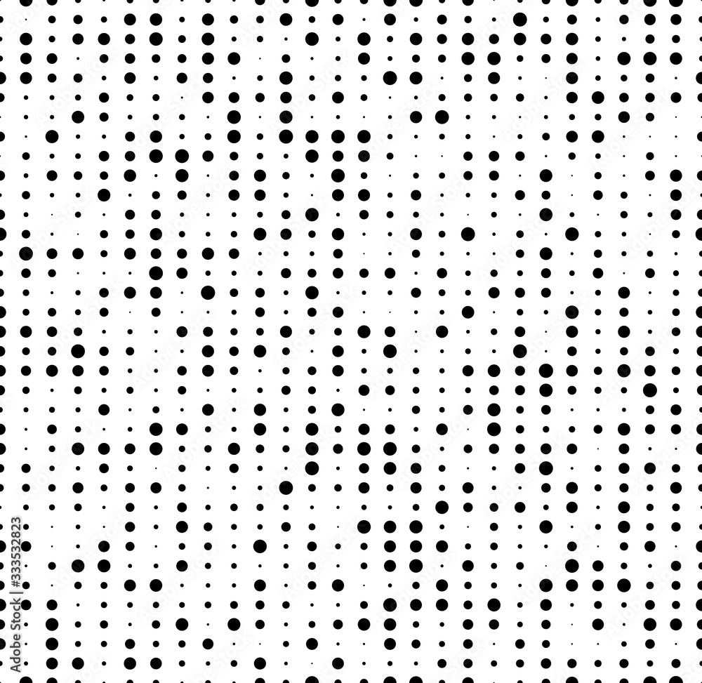seamless dots background with random sizes seamless dots background with random sizes