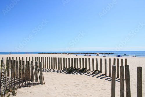 Carnon Plage, a seaside resort in the south of Montpellier 