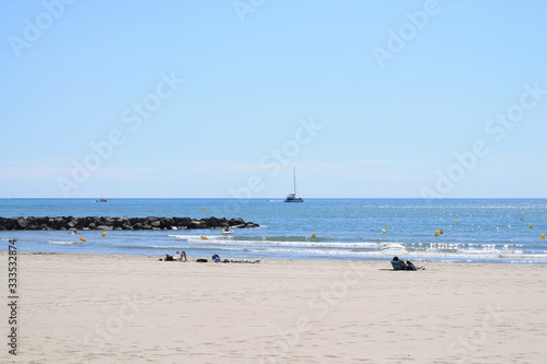 Carnon Plage  a seaside resort in the south of Montpellier 