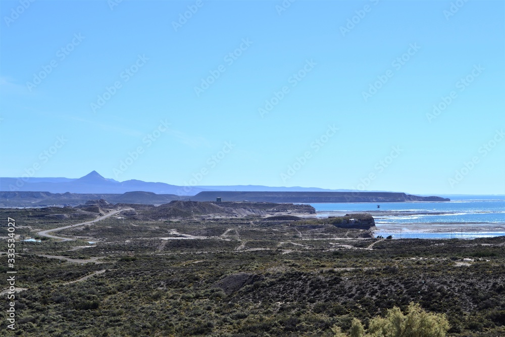  Patagonian coast landscape