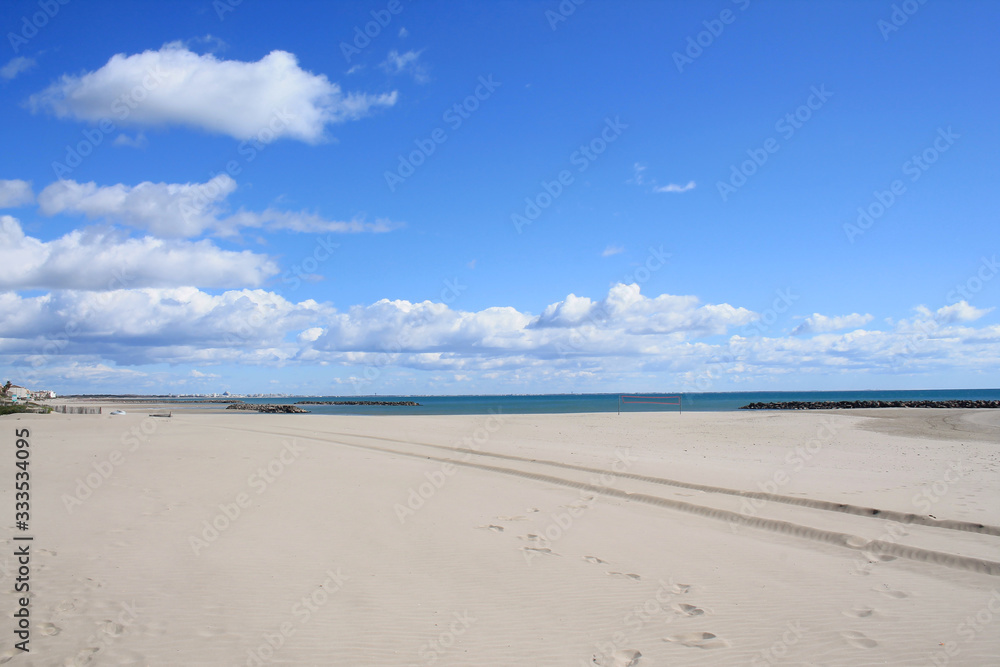 Carnon Plage, a seaside resort in the south of Montpellier Carnon Plage, a seaside resort in the south of Montpellier