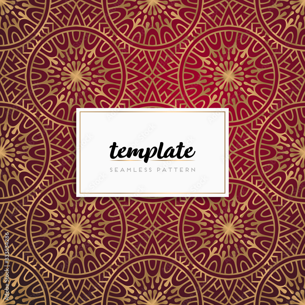 Background mandala seamless pattern vector Background mandala seamless pattern vector