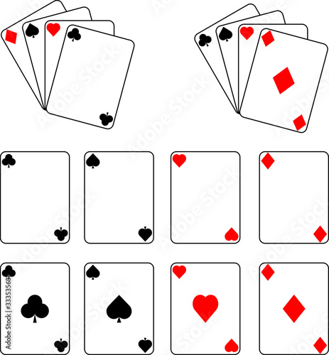 set of playing cards