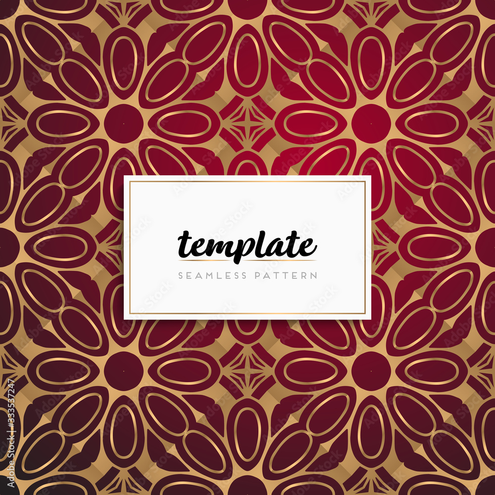 Background mandala seamless pattern vector Background mandala seamless pattern vector
