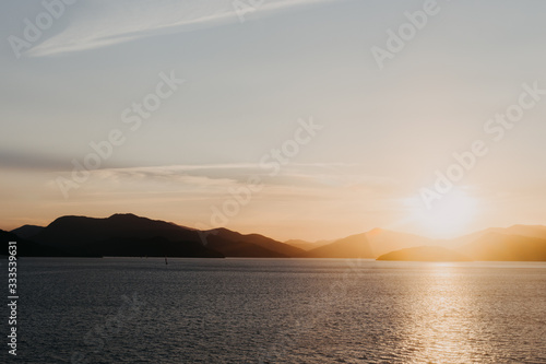 sunset over sea © javierdavidmillan