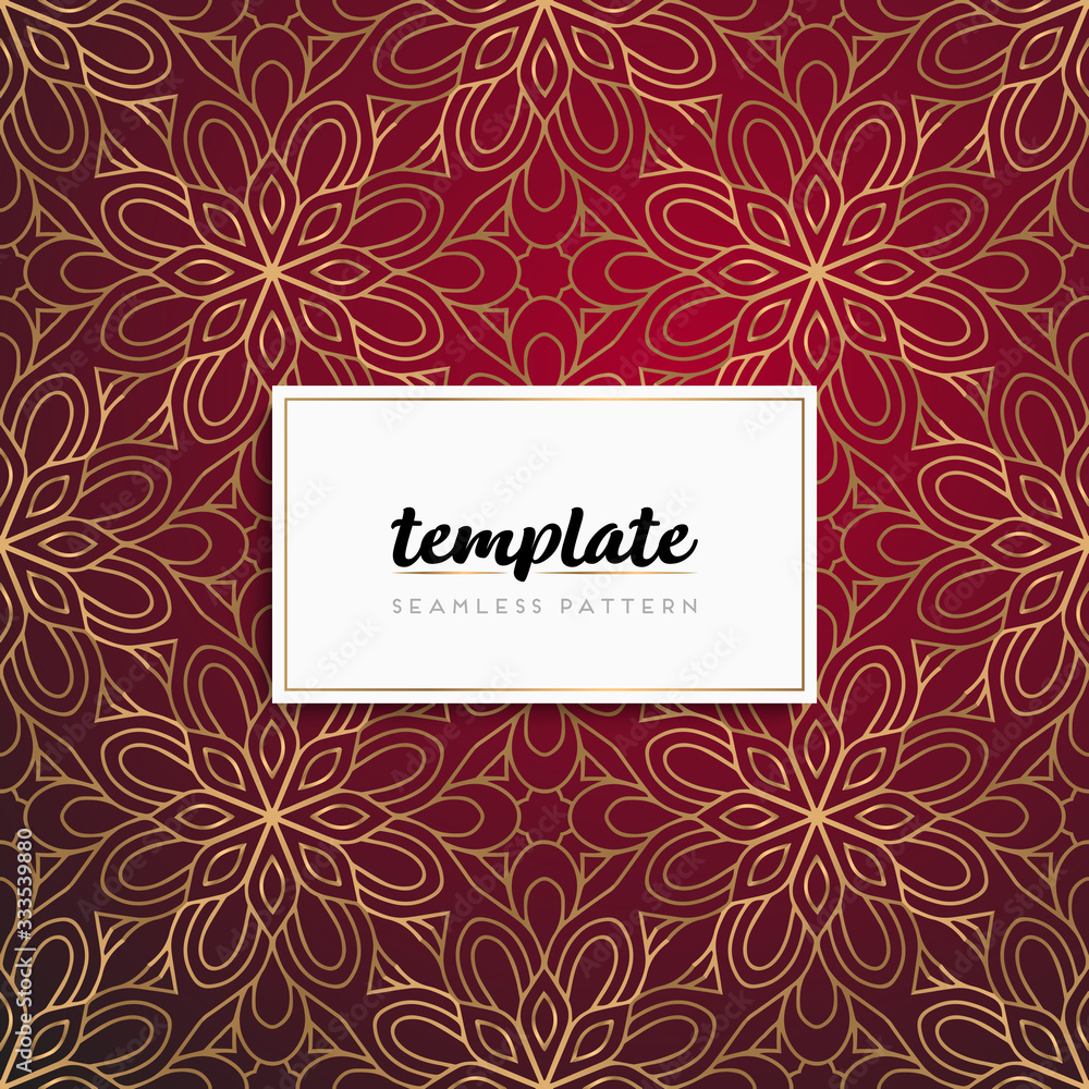 Background mandala seamless pattern vector Background mandala seamless pattern vector