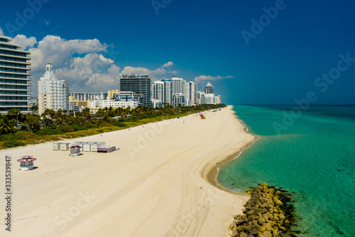Drone photo Miami Beach aerial summertime vibes © Felix Mizioznikov