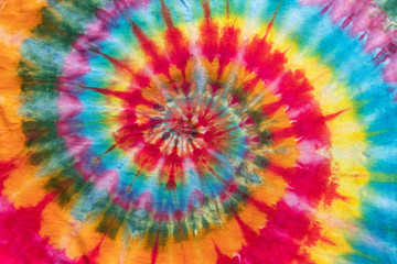 Fashionable Colorful Retro Abstract Psychedelic Ice Tie Dye Swirl Design
