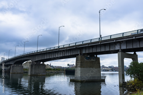 Bay Street Bridge over the Gorge Waterway in Victoria