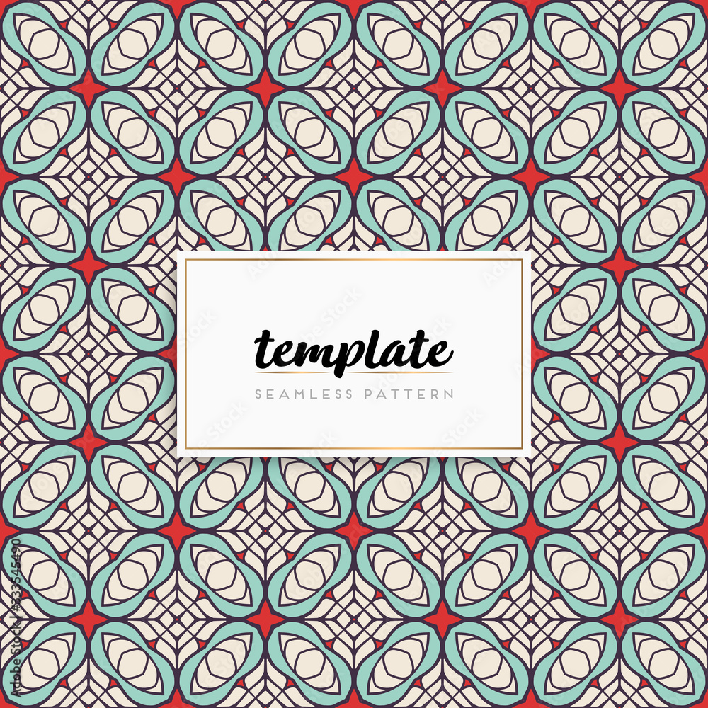 Background mandala seamless pattern vector Background mandala seamless pattern vector