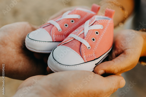 Wallpaper Mural baby shoes Torontodigital.ca
