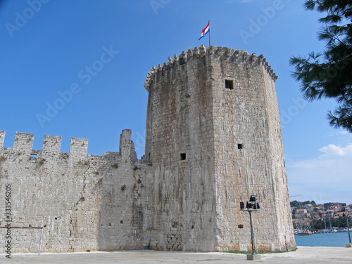 Kamerlengo, is a medieval castle and fortress in Trogir, Croatia photo