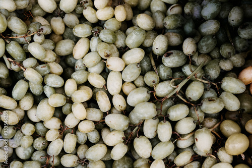 Wallpaper Mural background of green grapes Torontodigital.ca