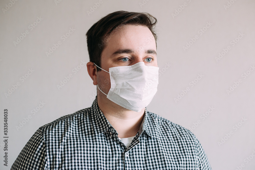 Coronavirus man mask Coronavirus man mask