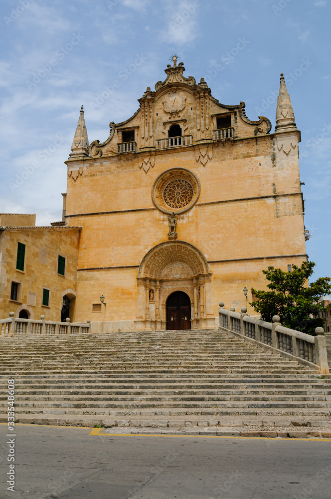 Church in centre of Felanitx, Mallorca/Majorca