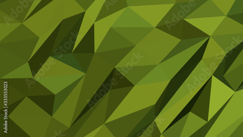 Abstract polygonal background. Modern Wallpaper. Olive Drab vector illustration