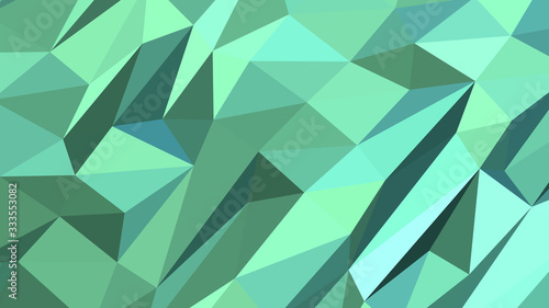 Abstract polygonal background. Modern Wallpaper. Aquamarine vector illustration