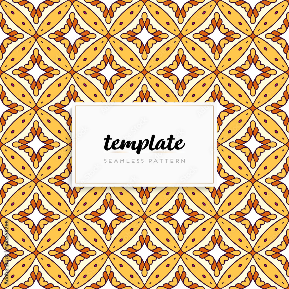 Background mandala seamless pattern vector Background mandala seamless pattern vector