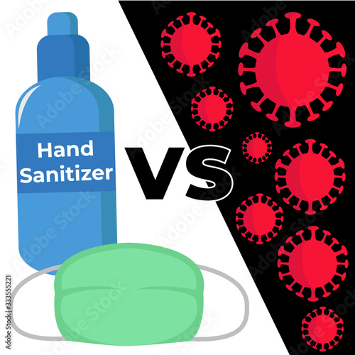 Hand Sanitizer and Face Mask Versus The Viruses