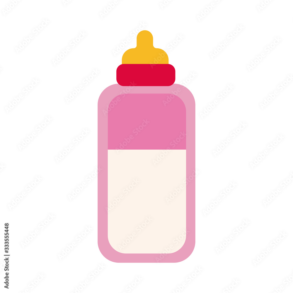 bottle milk baby flat style icon bottle milk baby flat style icon