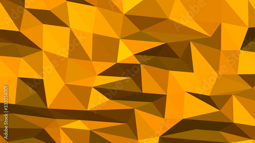 Abstract polygonal background. Modern Wallpaper. Orange vector illustration