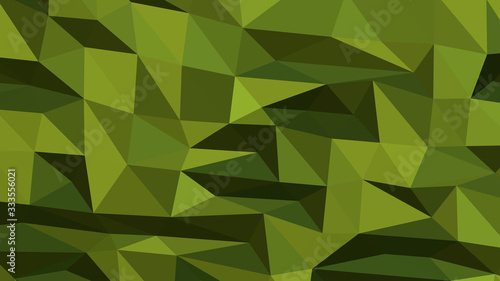 Abstract polygonal background. Modern Wallpaper. Olive Drab vector illustration