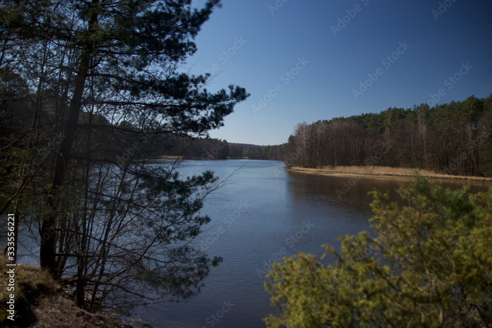 Obraz premium Krajobraz nad Brdą