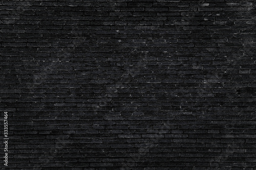 black brick wall may used as background